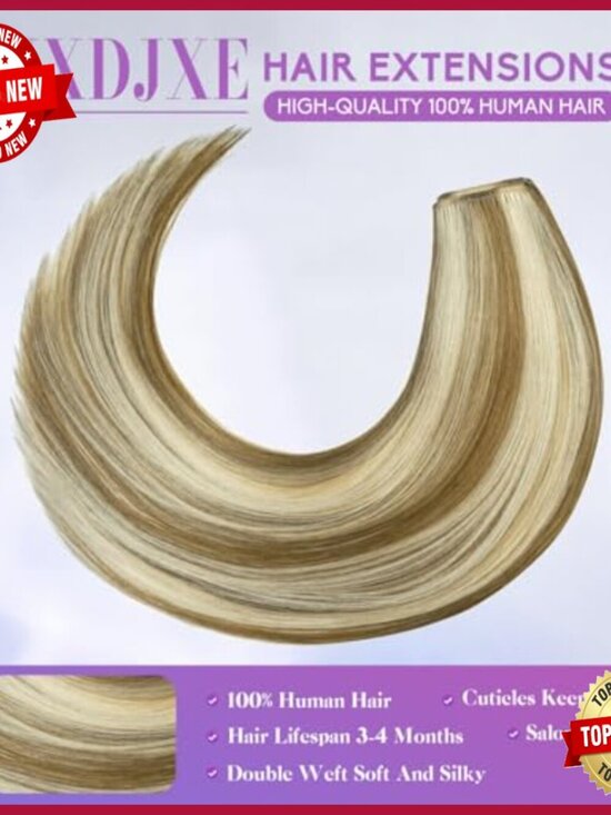 22 Inch Real Human Hair Clip In Extensions 110g 8pcs Salon Quality